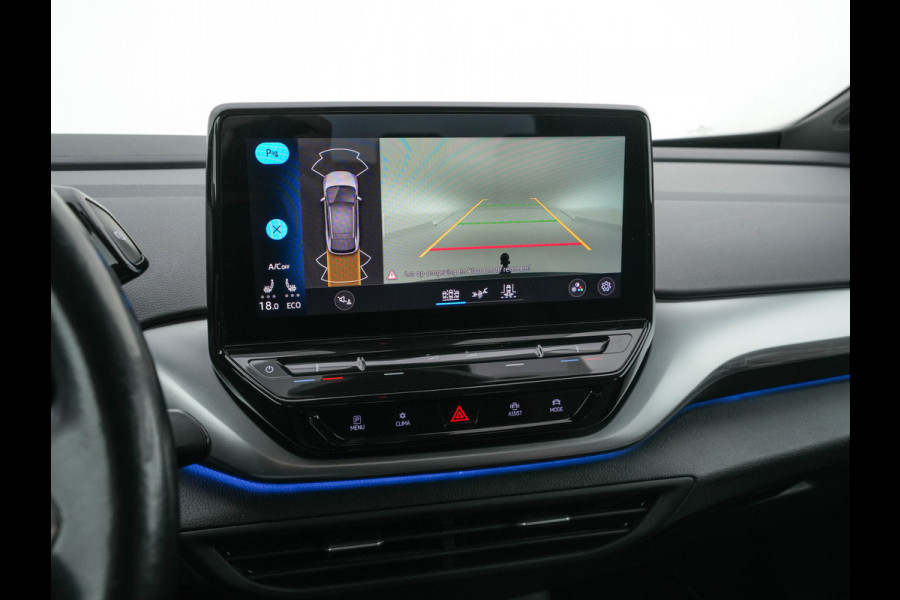 Volkswagen ID.4 First 77 kWh [ 3-Fase-11kW ] {SOH-83%} (INCL-BTW) *LEATHER-MICROFIBRE | FULL-LED | CRUISE | HEATED-COMFORTSEATS | DIGI-COCKPIT | AMBIENTLIGHT | NAVI-FULLMAP | PDC | TOWBAR | PRIVACY-GLASS | CAMERA | 20''ALU*