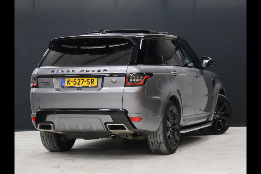Land Rover Range Rover Sport P400e HSE [LUCHTVERING, SCHUIFKANTELDAK, MEMORY SEATS, MERIDIAN SOUND, APPLE CARPLAY, ANDROID, HEAD-UP, 360 CAMERA, STUURVERWARMING, ADAPTIVE CRUISE, STOELVERWARMING, NIEUWSTAAT]