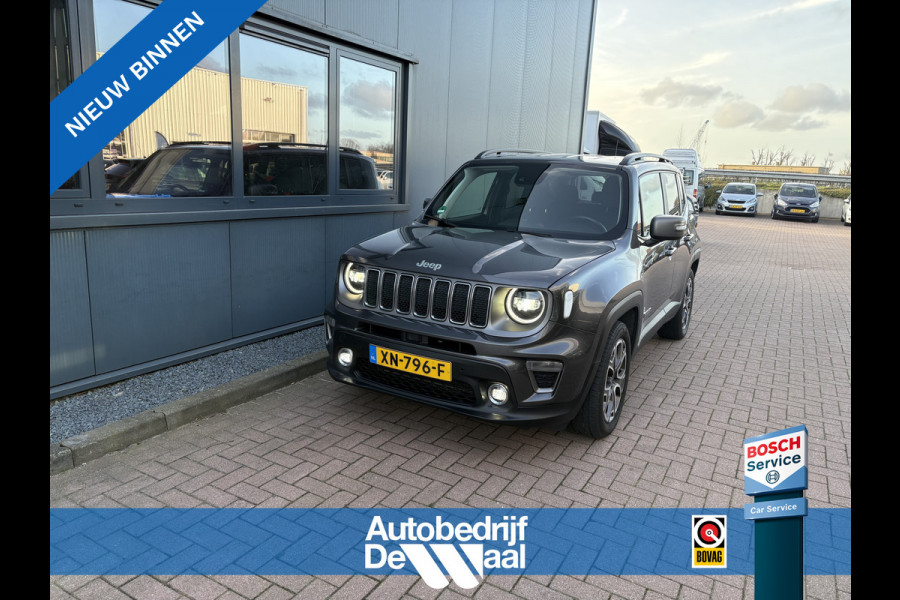 Jeep Renegade 1.3T DDCT 150pk Automaat Limited LED/NAVI/CARPLAY/ADAPT.CRUISE/PDC/TREKHAAK