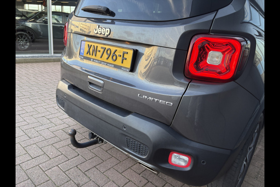 Jeep Renegade 1.3T DDCT 150pk Automaat Limited LED/NAVI/CARPLAY/ADAPT.CRUISE/PDC/TREKHAAK
