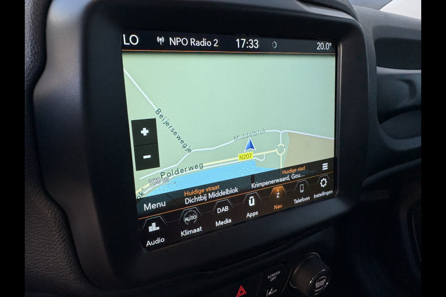 Jeep Renegade 1.3T DDCT 150pk Automaat Limited LED/NAVI/CARPLAY/ADAPT.CRUISE/PDC/TREKHAAK