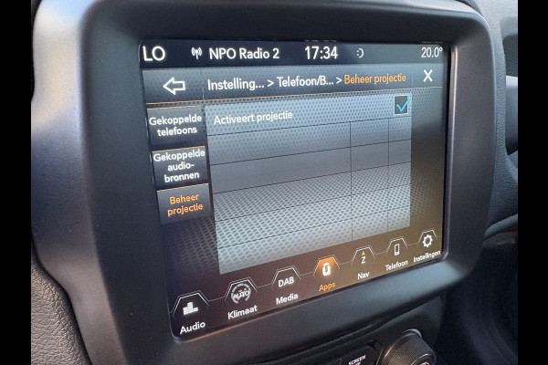 Jeep Renegade 1.3T DDCT 150pk Automaat Limited LED/NAVI/CARPLAY/ADAPT.CRUISE/PDC/TREKHAAK