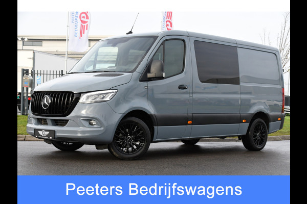 Mercedes-Benz Sprinter 317 1.9 CDI DC L2H1 RWD PB Edition Camera, Cruise, Carplay, 170pk, Automaat, LED, Stoelverwarming, NAVI, Multimedia, Uniek! Dubbel cabine