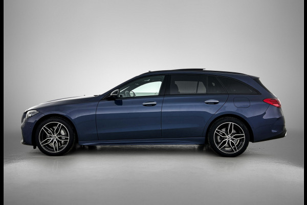 Mercedes-Benz C-Klasse Estate 300 e AMG Plug-In Hybride AMG Line | Night Pakket | Panorama Schuif-Kanteldak | Trekaak | Parkeerpakket met 360°-camera. Inclusief 24 maanden MB Certified garantie voor Europa.