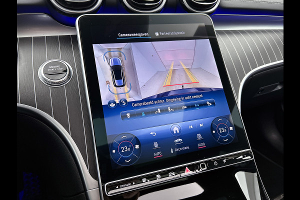 Mercedes-Benz C-Klasse Estate 300 e AMG Plug-In Hybride AMG Line | Night Pakket | Panorama Schuif-Kanteldak | Trekaak | Parkeerpakket met 360°-camera. Inclusief 24 maanden MB Certified garantie voor Europa.