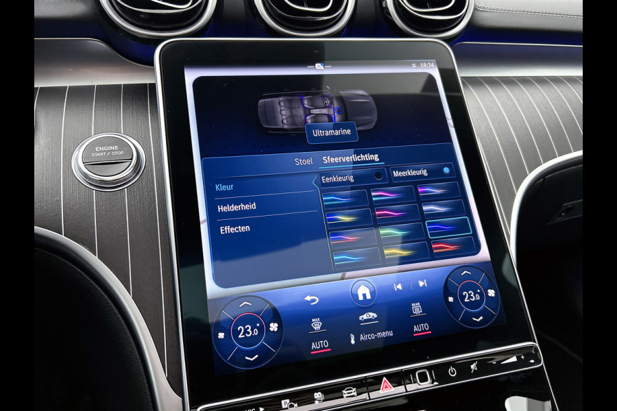 Mercedes-Benz C-Klasse Estate 300 e AMG Plug-In Hybride AMG Line | Night Pakket | Panorama Schuif-Kanteldak | Trekaak | Parkeerpakket met 360°-camera. Inclusief 24 maanden MB Certified garantie voor Europa.