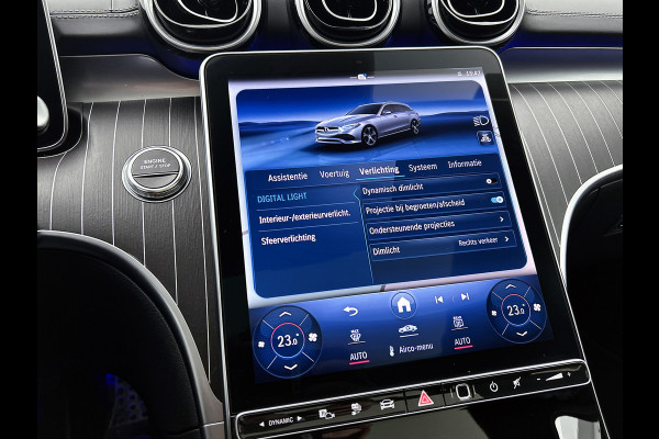 Mercedes-Benz C-Klasse Estate 300 e AMG Plug-In Hybride AMG Line | Night Pakket | Panorama Schuif-Kanteldak | Trekaak | Parkeerpakket met 360°-camera. Inclusief 24 maanden MB Certified garantie voor Europa.