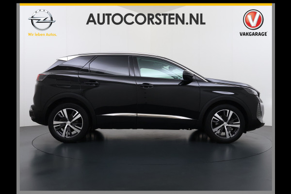Peugeot 3008 1.2T 131PK AUT. Trekhaak 360°Camera 1/2 Leer 18" Navi Ecc Apple Carplay Android Connected-Apps Cruise Control Pdc Blue Premium Keyless Elek.Achterklep Privacy Glas BordHerkenning Lane Assist Led Lmv 18" Regen-Lichtsensor Bluetooth 1.400KG Trekgewicht Dealeronderhouden, laatste-Beurt-93.400km Origineel Nederlandse Auto 1400kg trekvermogen