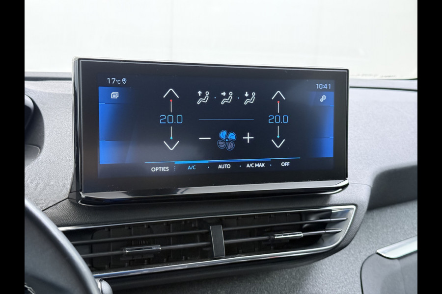 Peugeot 3008 1.2T 131PK AUT. Trekhaak 360°Camera 1/2 Leer 18" Navi Ecc Apple Carplay Android Connected-Apps Cruise Control Pdc Blue Premium Keyless Elek.Achterklep Privacy Glas BordHerkenning Lane Assist Led Lmv 18" Regen-Lichtsensor Bluetooth 1.400KG Trekgewicht Dealeronderhouden, laatste-Beurt-93.400km Origineel Nederlandse Auto 1400kg trekvermogen