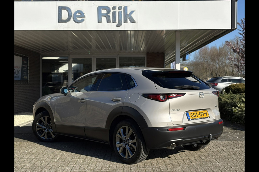 Mazda CX-30 2.0 e-SkyActiv-X M Hybrid Exclusive-line | 1e Eigenaar | NAP | Leder, Navi, 360Camera, Cruise, Stoel+Stuurverw., ACC |