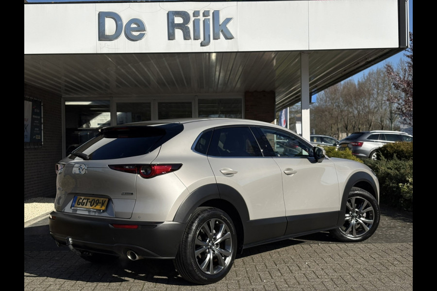 Mazda CX-30 2.0 e-SkyActiv-X M Hybrid Exclusive-line | 1e Eigenaar | NAP | Leder, Navi, 360Camera, Cruise, Stoel+Stuurverw., ACC |