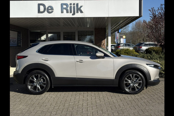 Mazda CX-30 2.0 e-SkyActiv-X M Hybrid Exclusive-line | 1e Eigenaar | NAP | Leder, Navi, 360Camera, Cruise, Stoel+Stuurverw., ACC |