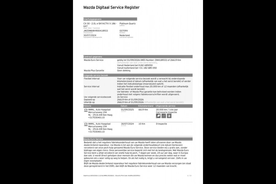 Mazda CX-30 2.0 e-SkyActiv-X M Hybrid Exclusive-line | 1e Eigenaar | NAP | Leder, Navi, 360Camera, Cruise, Stoel+Stuurverw., ACC |