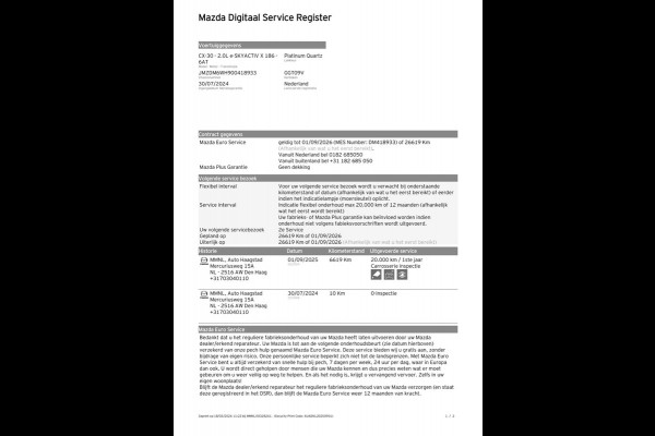 Mazda CX-30 2.0 e-SkyActiv-X M Hybrid Exclusive-line | 1e Eigenaar | NAP | Leder, Navi, 360Camera, Cruise, Stoel+Stuurverw., ACC |