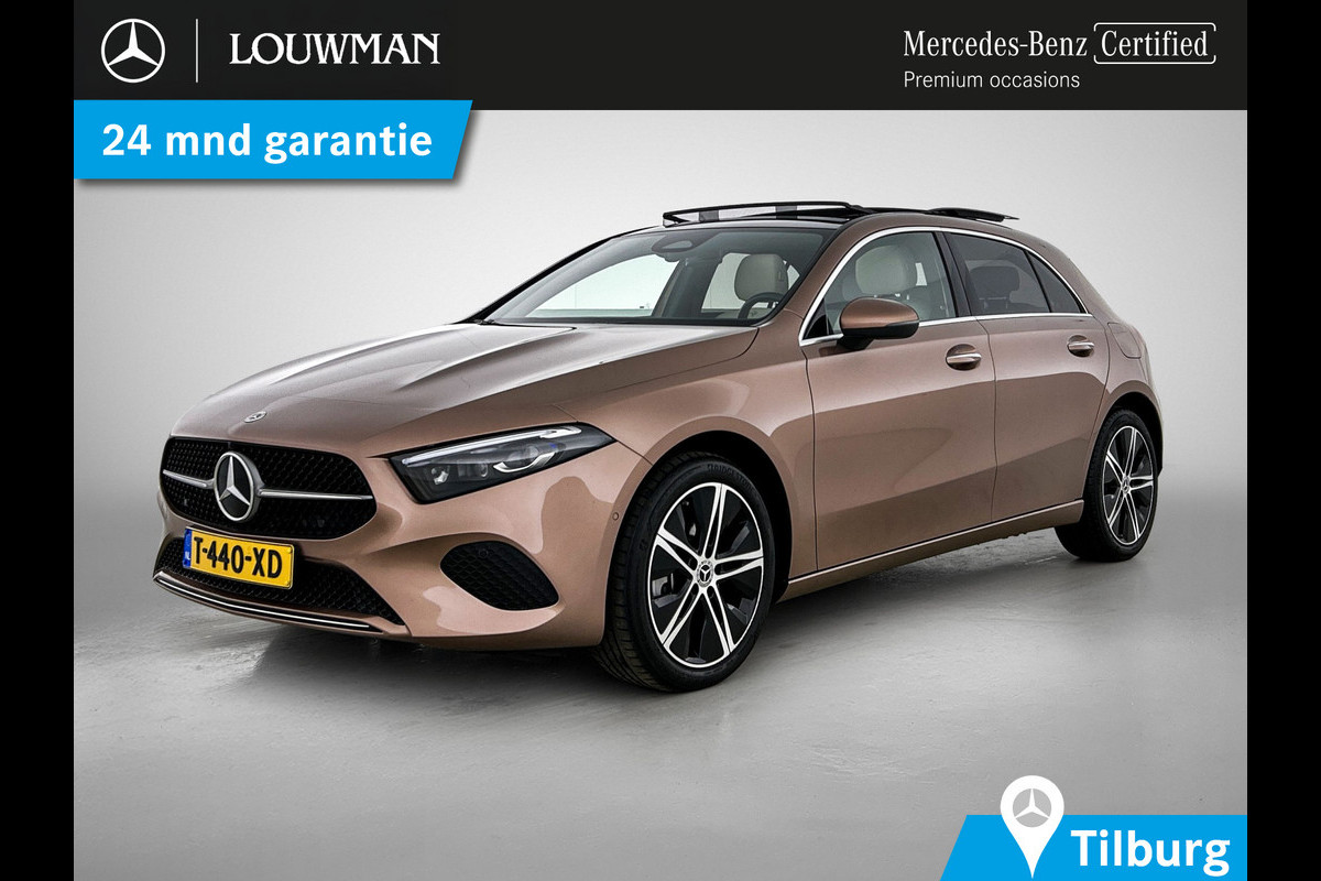Mercedes-Benz A-Klasse 250 e Luxury Line Panorama Schuif-Kanteldak | Sfeerverlichting | Achteruitrijcamera | Stoelverwarming. Achteruitrij camera | Panorama dak | Memory pakket