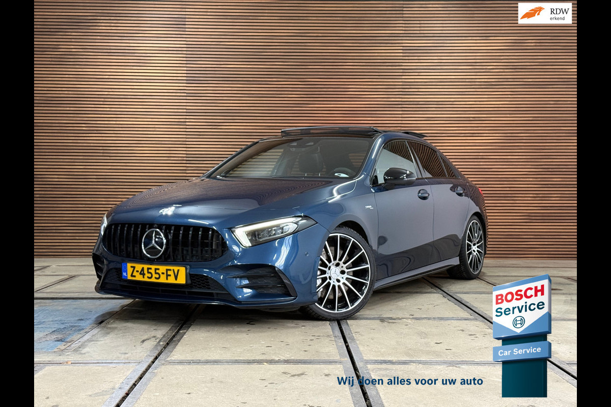 Mercedes-Benz A-Klasse AMG 35 4MATIC NIGHT Premium Plus | PANO | Burmester | Ambient | HuD | MultiBeam LED | Winter-Pakket |MBUX