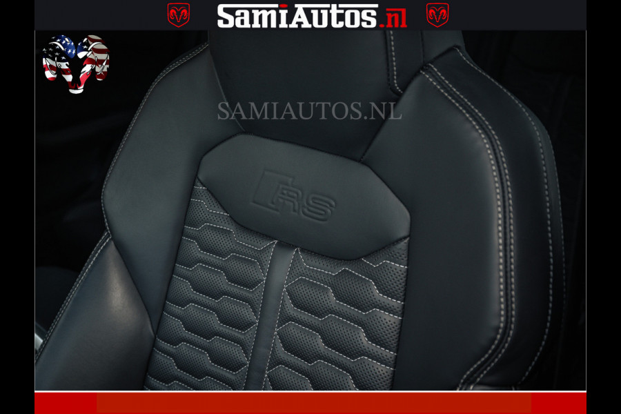 Audi RS Q8 RSQ8 BLACK OPS | 600PK 4.0 V8 TFSI QUATTRO | HUD | 4 WIELBESTURING | 23 INCH AUDI SPORT WHEELS | RS BEKLEDING ZWART | PANO | SOF BANG & OLUFSEN | PANORAMA DAK | De Lamborghini Urus en Audi RS Q8 zijn beide supersnelle SUV's met dezelfde basis (4.0L V8 twin-turbo motor van de VW Group)