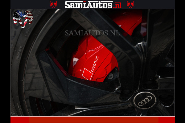 Audi RS Q8 RSQ8 BLACK OPS | 600PK 4.0 V8 TFSI QUATTRO | HUD | 4 WIELBESTURING | 23 INCH AUDI SPORT WHEELS | RS BEKLEDING ZWART | PANO | SOF BANG & OLUFSEN | PANORAMA DAK | De Lamborghini Urus en Audi RS Q8 zijn beide supersnelle SUV's met dezelfde basis (4.0L V8 twin-turbo motor van de VW Group)