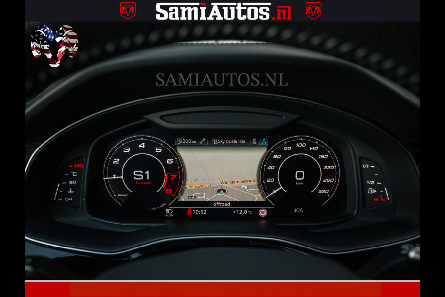 Audi RS Q8 RSQ8 BLACK OPS | 600PK 4.0 V8 TFSI QUATTRO | HUD | 4 WIELBESTURING | 23 INCH AUDI SPORT WHEELS | RS BEKLEDING ZWART | PANO | SOF BANG & OLUFSEN | PANORAMA DAK | De Lamborghini Urus en Audi RS Q8 zijn beide supersnelle SUV's met dezelfde basis (4.0L V8 twin-turbo motor van de VW Group)