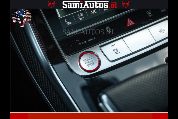 Audi RS Q8 RSQ8 BLACK OPS | 600PK 4.0 V8 TFSI QUATTRO | HUD | 4 WIELBESTURING | 23 INCH AUDI SPORT WHEELS | RS BEKLEDING ZWART | PANO | SOF BANG & OLUFSEN | PANORAMA DAK | De Lamborghini Urus en Audi RS Q8 zijn beide supersnelle SUV's met dezelfde basis (4.0L V8 twin-turbo motor van de VW Group)