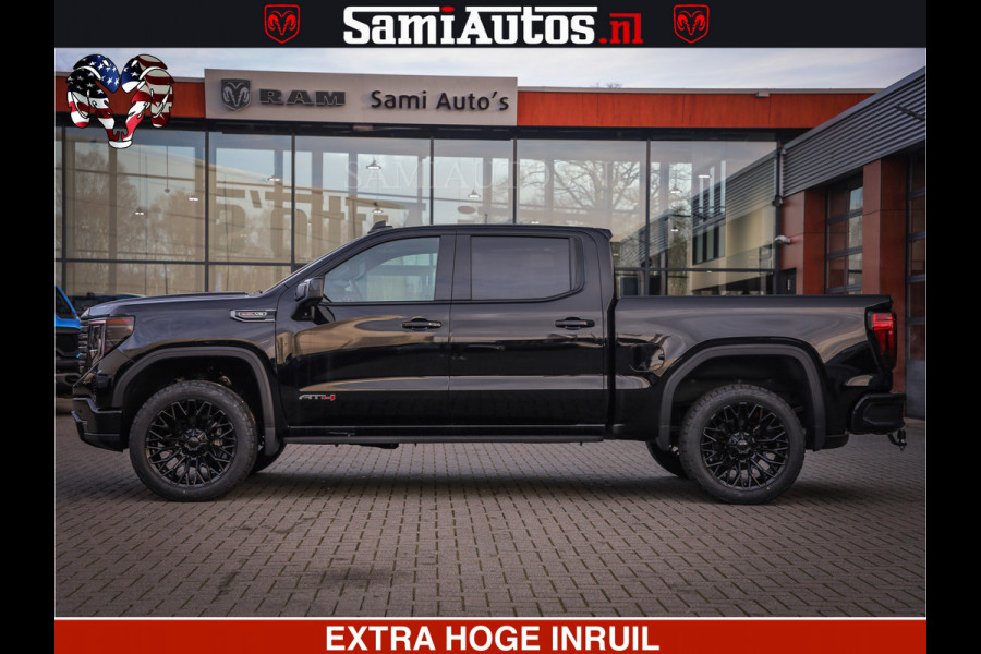 GMC Sierra AT4 6.2 V8 | VIRTUAL COCKPIT | BOM VOL | DC | LPG | RAM DEALER NEDERLAND | Dubbele Cabine met Royale 5 Zitplaatsen | BPM vrij | Nu Leverbaar uit Voorraad | Voorraad Nr 238940 |