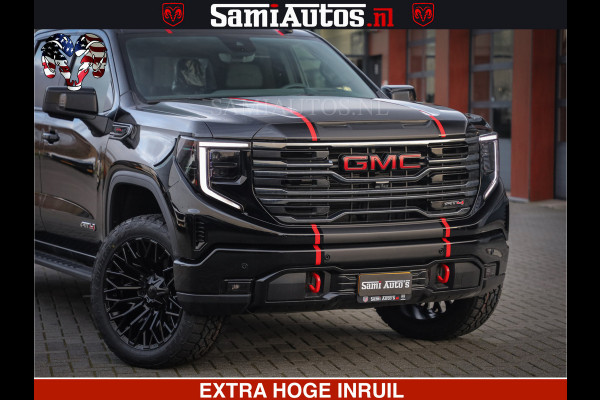 GMC Sierra AT4 6.2 V8 | VIRTUAL COCKPIT | BOM VOL | DC | LPG | RAM DEALER NEDERLAND | Dubbele Cabine met Royale 5 Zitplaatsen | BPM vrij | Nu Leverbaar uit Voorraad | Voorraad Nr 238940 |
