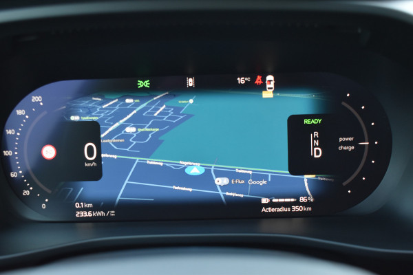 Volvo EC40 Extended Range Plus 82 kWh / Black Sheep pakket met zwart dak / Fjord Blue tapijt / 20" Velgen /