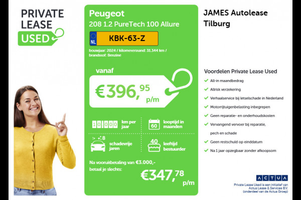 Peugeot 208 1.2 PureTech 100 Allure CARPLAY & NAVI | CAMERAS | AD-CRUISE