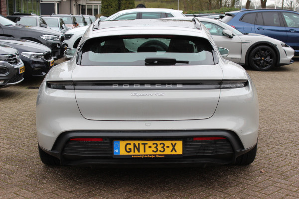 Porsche Taycan Sport Turismo 4S 93 kWh / SoH 91,9% / Panoramadak / 360Camera / Head-up / Accu Performance+ / 21'' / Achterasbesturing / Luchtvering / Keyless / Stoel+Stuurverwarming / DAB / ACC
