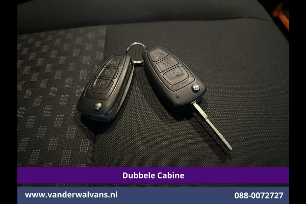 Ford Transit Custom 2.0 TDCI 130pk L2H1 Dubbele Cabine Euro6 Airco | 6-Zits | Camera | LED | Cruisecontrol | 2800kg Trekhaak Android Auto, Verwarmde voorruit, Stoelverwarming, Parkeersensoren, Dakdragers