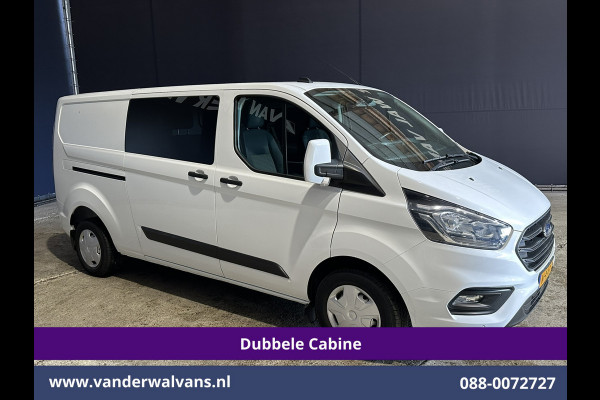 Ford Transit Custom 2.0 TDCI 130pk L2H1 Dubbele Cabine Euro6 inrichting | Airco | 5-Zits | LED | Cruisecontrol Stoelverwarming, Parkeersensoren, Achterklep, 2800kg Trekvermogen