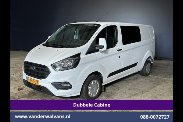 Ford Transit Custom 2.0 TDCI 130pk L2H1 Dubbele Cabine Euro6 inrichting | Airco | 5-Zits | LED | Cruisecontrol Stoelverwarming, Parkeersensoren, Achterklep, 2800kg Trekvermogen
