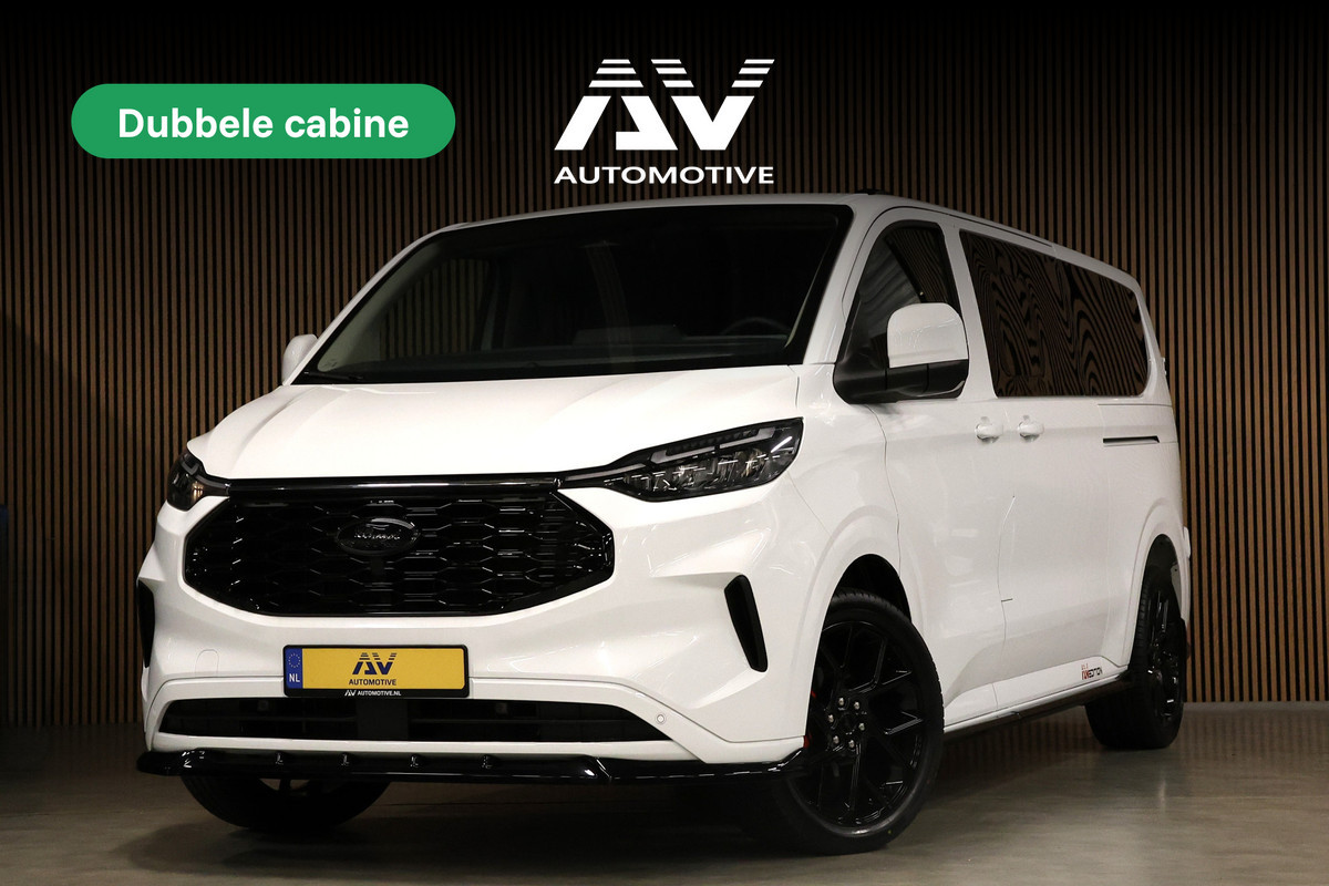 Ford Transit Custom 320 2.0 TDCI 170 PK L2H1 Limited DC | Dubbel Cabine | ACC | Blind Spot | Navigatie | Camera | CarPlay | Lane Assist | Trekhaak | BPM VRIJ | Verlengde fabrieksgarantie tot 12-2029 | 5-Zitter | AV Edition