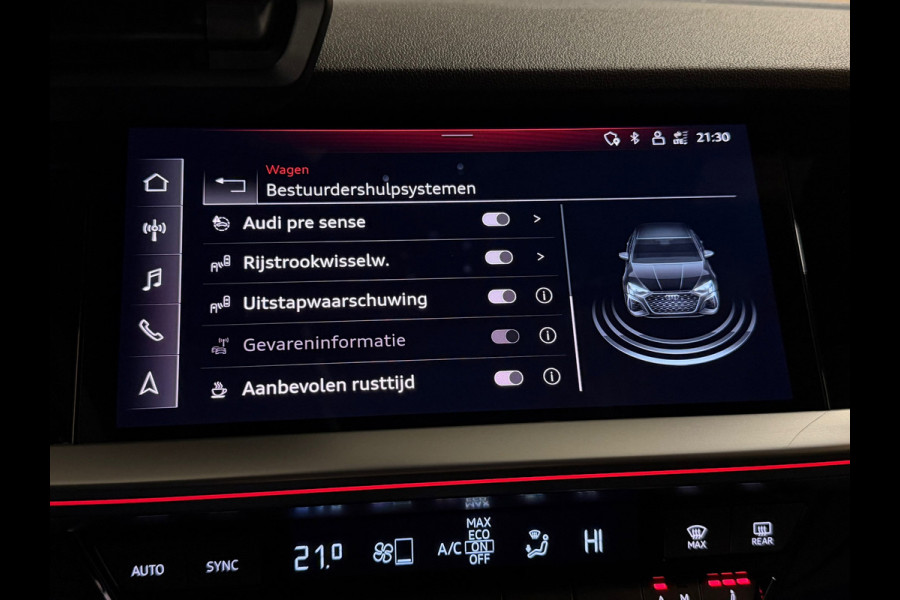 Audi RS3 Limousine GERESERVEERD 2.5 TFSI RS 3 quattro|PANO|MASSAGE|B&O|ACC|MEMORY|CARPLAY|DEALER ONDERHOUDEN|KEMORA GREY|400PK|