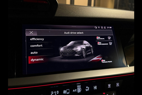 Audi RS3 Limousine GERESERVEERD 2.5 TFSI RS 3 quattro|PANO|MASSAGE|B&O|ACC|MEMORY|CARPLAY|DEALER ONDERHOUDEN|KEMORA GREY|400PK|