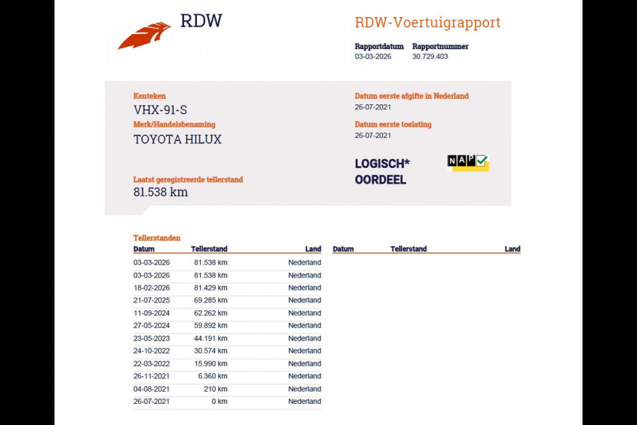 Toyota Hilux 2.4 D-4D 4WD AUT-6 Double Cab Professional Lier Canopy Hardtop (Huif) Trekhaak Navi* via Apple Carplay Android Auto Ecc Camera A Lane Assist Inbouw Kasten Bluetooth AWD EURO6 400Nm *3.500kg Trekvermogen* 1e Eigenaar Dealeronderhouden Origineel Nederlandse Auto