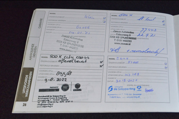 Fiat 500X Cross 1.3 GSE City Cross AUTOMAAT|NAVI|PARKEERSENSOREN