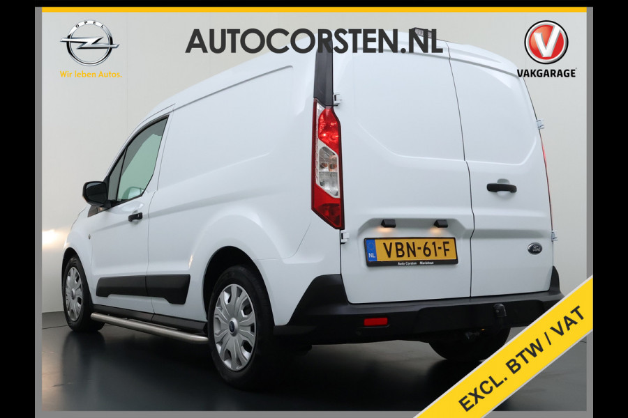 Ford Transit Connect 1.5TDCI 100PK Trekhaak Kast Cruise Airco PDC-v+a EURO6 Sidebars L1H1 Trend HP Betonplex Vloer Wandbetimmering Kasteninbouw Schuifdeur Achterdeuren Origineel Nederlandse Auto Laadvermogen 844kg !