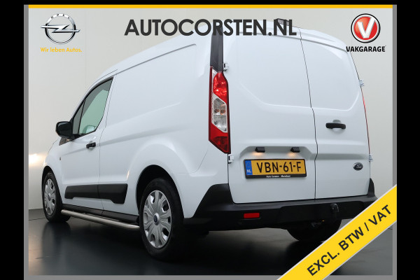 Ford Transit Connect 1.5TDCI 100PK Trekhaak Kast Cruise Airco PDC-v+a EURO6 Sidebars L1H1 Trend HP Betonplex Vloer Wandbetimmering Kasteninbouw Schuifdeur Achterdeuren Origineel Nederlandse Auto Laadvermogen 844kg !