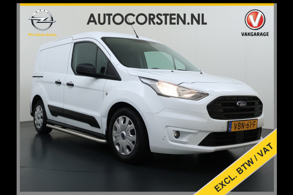 Ford Transit Connect 1.5TDCI 100PK Trekhaak Kast Cruise Airco PDC-v+a EURO6 Sidebars L1H1 Trend HP Betonplex Vloer Wandbetimmering Kasteninbouw Schuifdeur Achterdeuren Origineel Nederlandse Auto Laadvermogen 844kg !