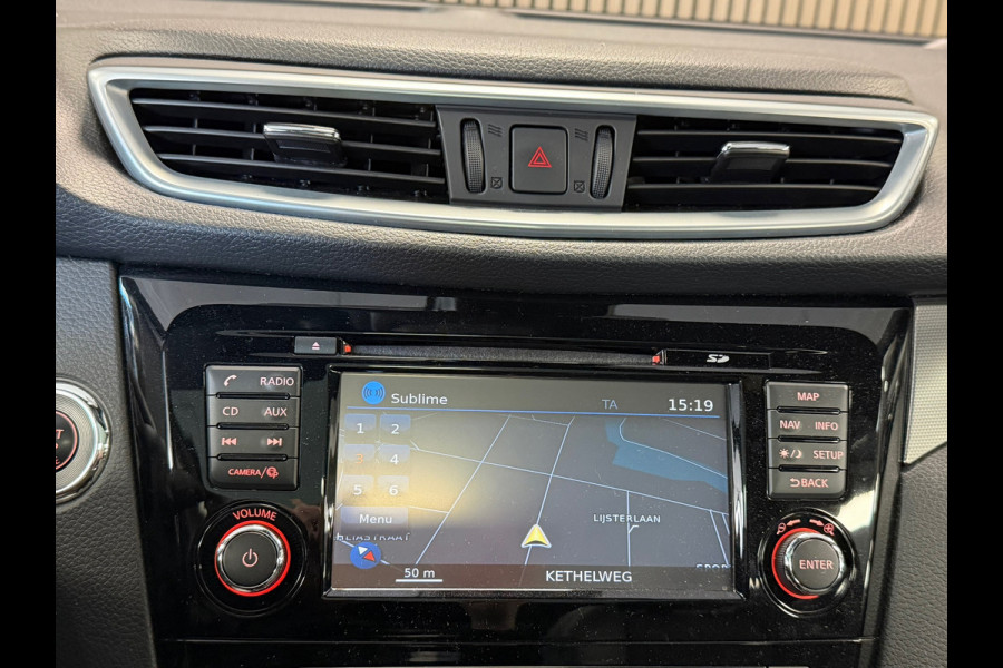 Nissan QASHQAI 1.2 Tekna + PANORAMADAK LEDER MEMORY 360 CAMERA CRUISE NAVIGATIE AIRCO PDC STOELVERWARMING
