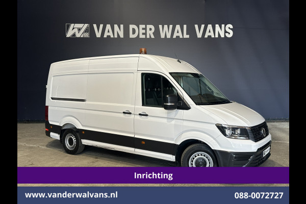 Volkswagen Crafter 2.0 TDI 177pk 3500kg Trekhaak Achterwielaandrijving L3H3 L2H2 inrichting Euro6 Airco | Camera | Navigatie Apple Carplay, Android Auto, Chauffeursstoel, Cruisecontrol, Leder, Bijrijdersbank