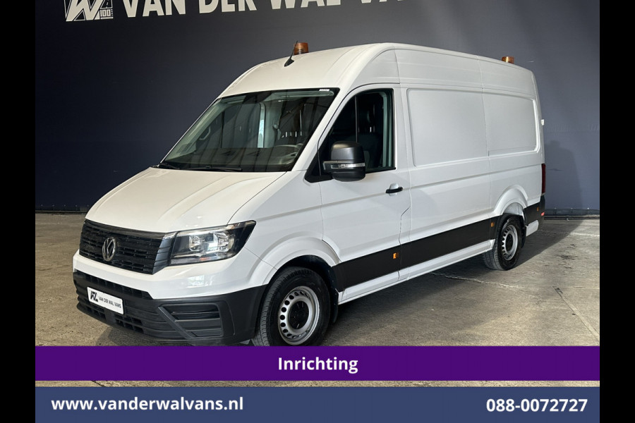 Volkswagen Crafter 2.0 TDI 177pk 3500kg Trekhaak Achterwielaandrijving L3H3 L2H2 inrichting Euro6 Airco | Camera | Navigatie Apple Carplay, Android Auto, Chauffeursstoel, Cruisecontrol, Leder, Bijrijdersbank