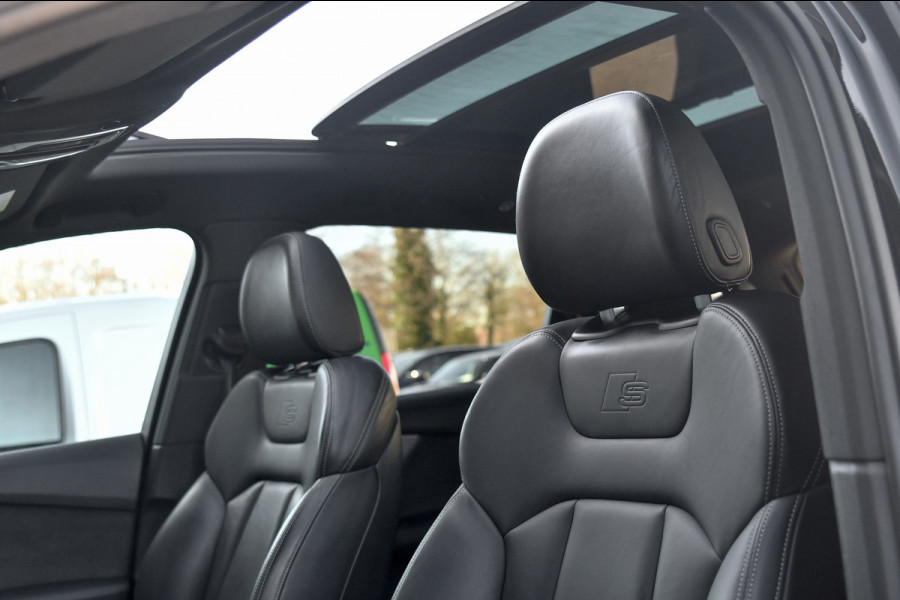 Audi Q7 55 TFSI e quattro 3x S-Line. Pano, ACC, HUD, Memory, Leder, B&O, Stuurvw, Keyless, Camera, Matrix, Sfeer, 22''!