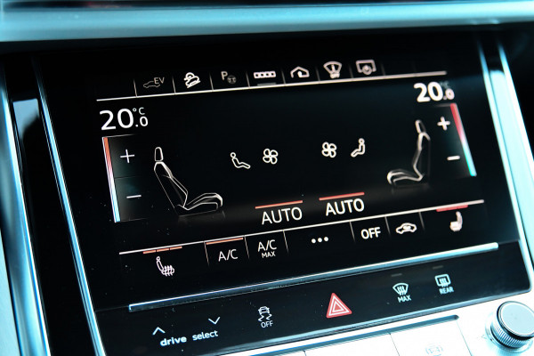 Audi Q7 55 TFSI e quattro 3x S-Line. Pano, ACC, HUD, Memory, Leder, B&O, Stuurvw, Keyless, Camera, Matrix, Sfeer, 22''!