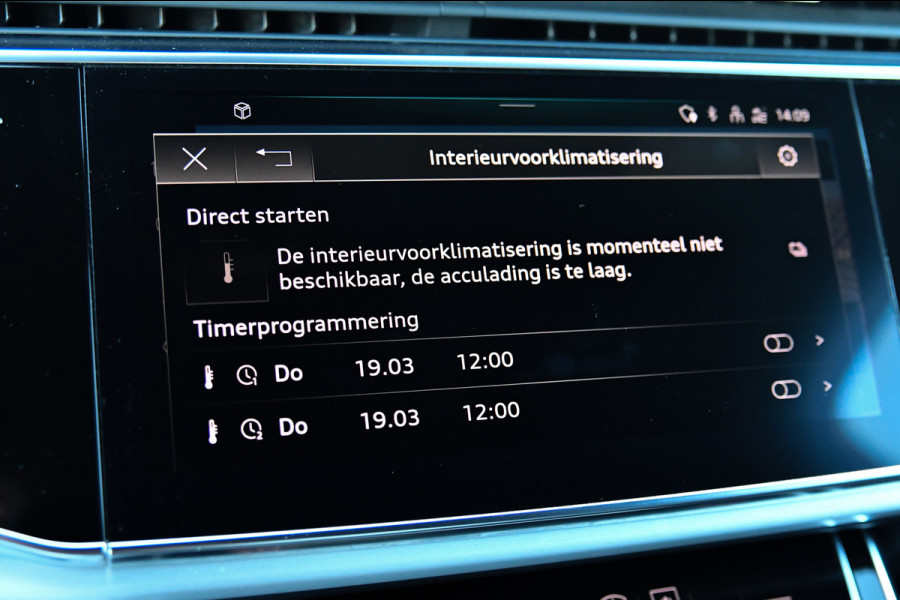 Audi Q7 55 TFSI e quattro 3x S-Line. Pano, ACC, HUD, Memory, Leder, B&O, Stuurvw, Keyless, Camera, Matrix, Sfeer, 22''!