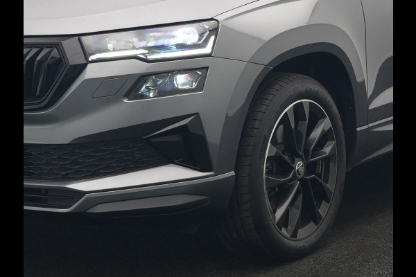Škoda Karoq 1.5 TSI ACT Sportline Business DSG 150pk | Adaptive Cruise | Camera | Matrix LED | RS Sportstoelen Verwarmd | 18"L.M | Adaptive Onderstel | Keyless | Sfeerverlichting | Apple Carplay | Virtual | Navigatie | DAB |