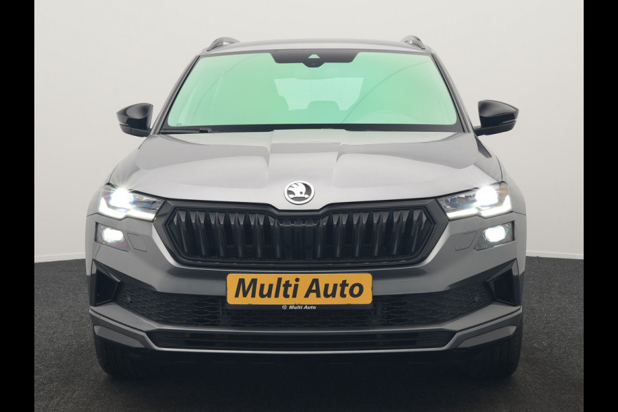 Škoda Karoq 1.5 TSI ACT Sportline Business DSG 150pk | Adaptive Cruise | Camera | Matrix LED | RS Sportstoelen Verwarmd | 18"L.M | Adaptive Onderstel | Keyless | Sfeerverlichting | Apple Carplay | Virtual | Navigatie | DAB |