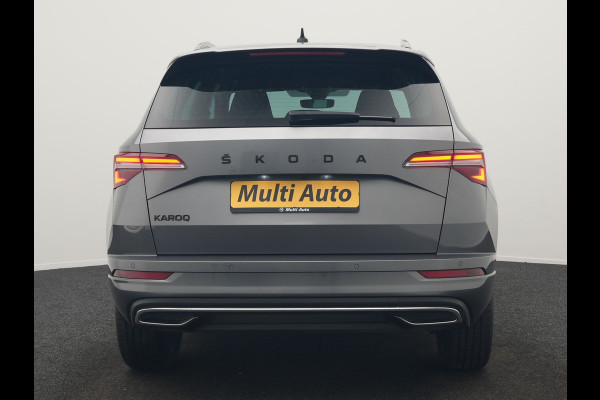 Škoda Karoq 1.5 TSI ACT Sportline Business DSG 150pk | Adaptive Cruise | Camera | Matrix LED | RS Sportstoelen Verwarmd | 18"L.M | Adaptive Onderstel | Keyless | Sfeerverlichting | Apple Carplay | Virtual | Navigatie | DAB |
