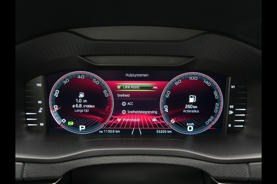 Škoda Karoq 1.5 TSI ACT Sportline Business DSG 150pk | Adaptive Cruise | Camera | Matrix LED | RS Sportstoelen Verwarmd | 18"L.M | Adaptive Onderstel | Keyless | Sfeerverlichting | Apple Carplay | Virtual | Navigatie | DAB |